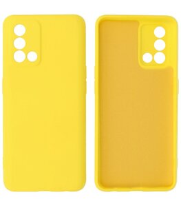 2.0mm Dikke Fashion Telefoonhoesje - Siliconen Hoesje voor Oppo A74 4G - A95 4G - Geel 2.0mm Dikke Fashion Telefoonhoesje - Siliconen Hoesje voor Oppo A74 4G - A95 4G - Geel
