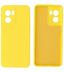 2.0mm Dikke Fashion Telefoonhoesje - Siliconen Hoesje voor Oppo A77 5G - Geel 2.0mm Dikke Fashion Telefoonhoesje - Siliconen Hoesje voor Oppo A77 5G - Geel