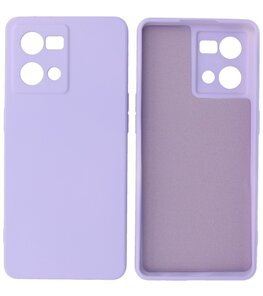 2.0mm Dikke Fashion Telefoonhoesje - Siliconen Hoesje voor Oppo Reno 8 4G - Paars 2.0mm Dikke Fashion Telefoonhoesje - Siliconen Hoesje voor Oppo Reno 8 4G - Paars