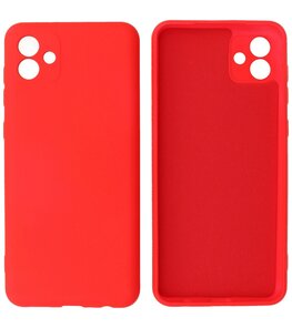 2.0mm Dikke Fashion Telefoonhoesje - Siliconen Hoesje voor Samsung Galaxy A04 - Rood 2.0mm Dikke Fashion Telefoonhoesje - Siliconen Hoesje voor Samsung Galaxy A04 - Rood
