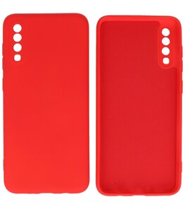 2.0mm Dikke Fashion Telefoonhoesje - Siliconen Hoesje voor Samsung Galaxy A70 - Rood