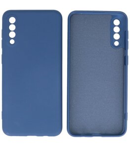 2.0mm Dikke Fashion Telefoonhoesje - Siliconen Hoesje voor Samsung Galaxy A50 - Navy 2.0mm Dikke Fashion Telefoonhoesje - Siliconen Hoesje voor Samsung Galaxy A50 - Navy
