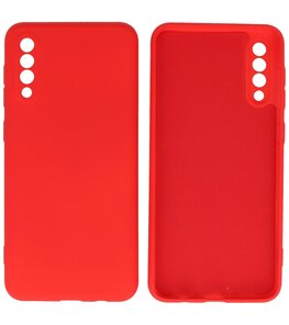 2.0mm Dikke Fashion Telefoonhoesje - Siliconen Hoesje voor Samsung Galaxy A50 - Rood 2.0mm Dikke Fashion Telefoonhoesje - Siliconen Hoesje voor Samsung Galaxy A50 - Rood