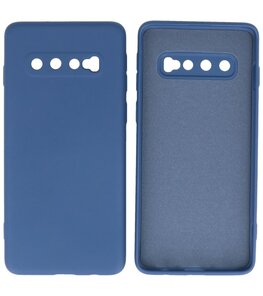 2.0mm Dikke Fashion Telefoonhoesje - Siliconen Hoesje voor Samsung Galaxy S10 - Navy