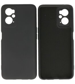 2.0mm Dikke Fashion Telefoonhoesje - Siliconen Hoesje voor Oppo A96 - Zwart 2.0mm Dikke Fashion Telefoonhoesje - Siliconen Hoesje voor Oppo A96 - Zwart
