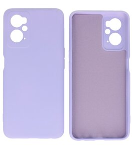 2.0mm Dikke Fashion Telefoonhoesje - Siliconen Hoesje voor Oppo A96 - Paars 2.0mm Dikke Fashion Telefoonhoesje - Siliconen Hoesje voor Oppo A96 - Paars