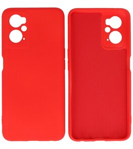 2.0mm Dikke Fashion Telefoonhoesje - Siliconen Hoesje voor Oppo A96 - Rood 2.0mm Dikke Fashion Telefoonhoesje - Siliconen Hoesje voor Oppo A96 - Rood