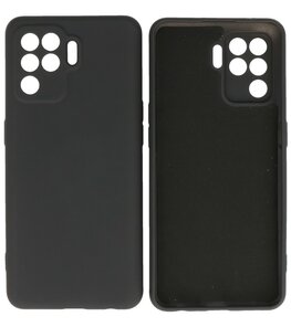 2.0mm Dikke Fashion Telefoonhoesje - Siliconen Hoesje voor Oppo A94 4G - Zwart 2.0mm Dikke Fashion Telefoonhoesje - Siliconen Hoesje voor Oppo A94 4G - Zwart