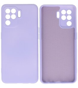 2.0mm Dikke Fashion Telefoonhoesje - Siliconen Hoesje voor Oppo A94 4G - Paars 2.0mm Dikke Fashion Telefoonhoesje - Siliconen Hoesje voor Oppo A94 4G - Paars