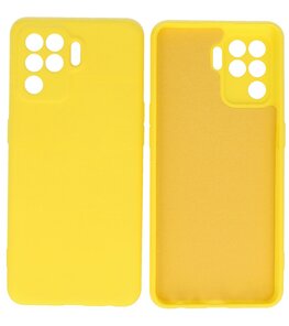 2.0mm Dikke Fashion Telefoonhoesje - Siliconen Hoesje voor Oppo A94 4G - Geel 2.0mm Dikke Fashion Telefoonhoesje - Siliconen Hoesje voor Oppo A94 4G - Geel