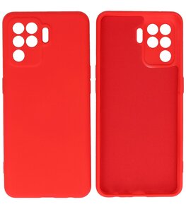 2.0mm Dikke Fashion Telefoonhoesje - Siliconen Hoesje voor Oppo A94 4G - Rood 2.0mm Dikke Fashion Telefoonhoesje - Siliconen Hoesje voor Oppo A94 4G - Rood