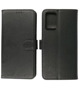 Oppo A96 Hoesje Book Case Portemonnee Telefoonhoesje - Zwart Oppo A96 Hoesje Book Case Portemonnee Telefoonhoesje - Zwart