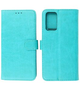 Oppo A96 Hoesje Book Case Portemonnee Telefoonhoesje - Groen Oppo A96 Hoesje Book Case Portemonnee Telefoonhoesje - Groen