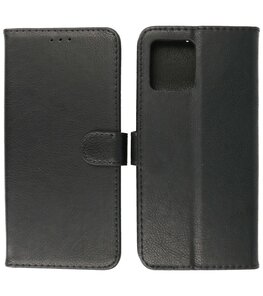 Motorola Moto G72 Hoesje Book Case Portemonnee Telefoonhoesje - Zwart