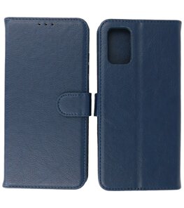 Motorola Moto E22 Hoesje Book Case Portemonnee Telefoonhoesje - Navy