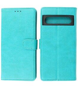 Google Pixel 7 Pro Hoesje Book Case Portemonnee Telefoonhoesje - Groen Google Pixel 7 Pro Hoesje Book Case Portemonnee Telefoonhoesje - Groen