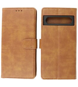 Google Pixel 7 Pro Hoesje Book Case Portemonnee Telefoonhoesje - Bruin Google Pixel 7 Pro Hoesje Book Case Portemonnee Telefoonhoesje - Bruin