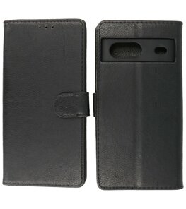 Google Pixel 7 Hoesje Book Case Portemonnee Telefoonhoesje - Zwart