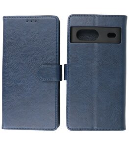 Google Pixel 7 Hoesje Book Case Portemonnee Telefoonhoesje - Navy