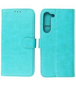 Samsung Galaxy S23 Plus Hoesje Book Case Portemonnee Telefoonhoesje - Groen Samsung Galaxy S23 Plus Hoesje Book Case Portemonnee Telefoonhoesje - Groen