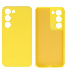 2.0mm Dikke Fashion Telefoonhoesje Siliconen Hoesje voor de Samsung Galaxy S23 Plus - Geel 2.0mm Dikke Fashion Telefoonhoesje Siliconen Hoesje voor de Samsung Galaxy S23 Plus - Geel