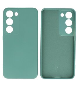 2.0mm Dikke Fashion Telefoonhoesje Siliconen Hoesje voor de Samsung Galaxy S23 Plus - Donker Groen 2.0mm Dikke Fashion Telefoonhoesje Siliconen Hoesje voor de Samsung Galaxy S23 Plus - Donker Groen