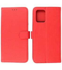 Motorola Moto G73 Hoesje Book Case Portemonnee Telefoonhoesje - Rood Motorola Moto G73 Hoesje Book Case Portemonnee Telefoonhoesje - Rood