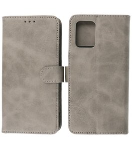 Motorola Moto G73 Hoesje Book Case Portemonnee Telefoonhoesje - Grijs Motorola Moto G73 Hoesje Book Case Portemonnee Telefoonhoesje - Grijs