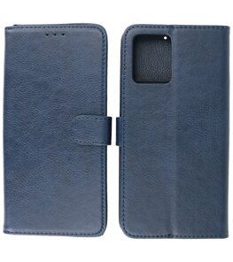 Motorola Moto G53 - G23 - G13 Hoesje Book Case Portemonnee Telefoonhoesje - Navy