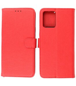 Motorola Moto G53 - G23 - G13 Hoesje Book Case Portemonnee Telefoonhoesje - Rood