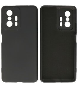 Xiaomi 11T Hoesje - 2.0mm Dikke Fashion Telefoonhoesje Backcover - Siliconen Hoesje - Zwart Xiaomi 11T Hoesje - 2.0mm Dikke Fashion Telefoonhoesje Backcover - Siliconen Hoesje - Zwart