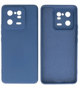 Xiaomi 13 Pro 5G Hoesje - 2.0mm Dikke Fashion Telefoonhoesje Backcover - Siliconen Hoesje - Navy Xiaomi 13 Pro 5G Hoesje - 2.0mm Dikke Fashion Telefoonhoesje Backcover - Siliconen Hoesje - Navy