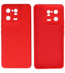 Xiaomi 13 Pro 5G Hoesje - 2.0mm Dikke Fashion Telefoonhoesje Backcover - Siliconen Hoesje - Rood Xiaomi 13 Pro 5G Hoesje - 2.0mm Dikke Fashion Telefoonhoesje Backcover - Siliconen Hoesje - Rood