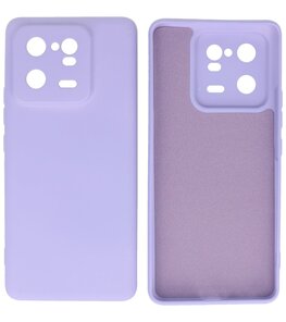 Xiaomi 13 Pro 5G Hoesje - 2.0mm Dikke Fashion Telefoonhoesje Backcover - Siliconen Hoesje - Paars Xiaomi 13 Pro 5G Hoesje - 2.0mm Dikke Fashion Telefoonhoesje Backcover - Siliconen Hoesje - Paars