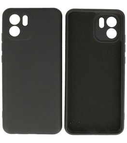 Xiaomi Redmi A1 Hoesje - 2.0mm Dikke Fashion Telefoonhoesje Backcover - Siliconen Hoesje - Zwart