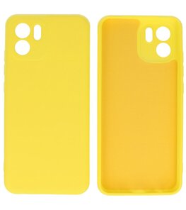 Xiaomi Redmi A1 Hoesje - 2.0mm Dikke Fashion Telefoonhoesje Backcover - Siliconen Hoesje - Geel