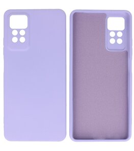 Xiaomi Redmi Note 11 Pro 5G Hoesje - 2.0mm Dikke Fashion Telefoonhoesje Backcover - Siliconen Hoesje - Paars