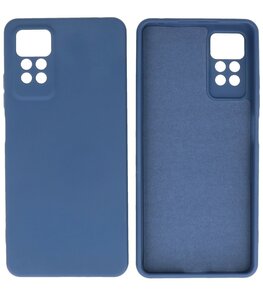 Xiaomi Redmi Note 11 Pro 5G Hoesje - 2.0mm Dikke Fashion Telefoonhoesje Backcover - Siliconen Hoesje - Navy