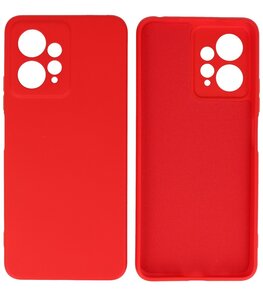 Xiaomi Redmi Note 12 4G Hoesje - 2.0mm Dikke Fashion Telefoonhoesje Backcover - Siliconen Hoesje - Rood