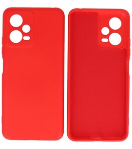 Xiaomi Poco X5 Hoesje - 2.0mm Dikke Fashion Telefoonhoesje Backcover - Siliconen Hoesje - Rood