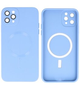 MagSafe Hoesje met Camera Beschermer voor iPhone 11 Pro Blauw MagSafe Hoesje met Camera Beschermer voor iPhone 11 Pro Blauw