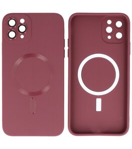 MagSafe Hoesje met Camera Beschermer voor iPhone 11 Pro Bruin MagSafe Hoesje met Camera Beschermer voor iPhone 11 Pro Bruin