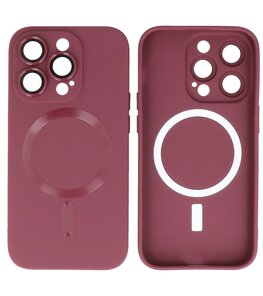 MagSafe Hoesje met Camera Beschermer voor iPhone 13 Pro Bruin