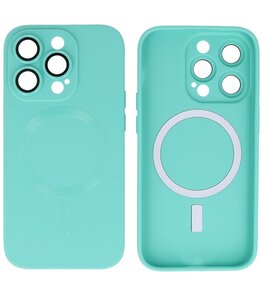 MagSafe Hoesje met Camera Beschermer voor iPhone 13 Pro Turquoise