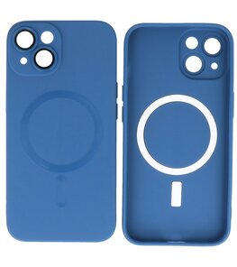 MagSafe Hoesje met Camera Beschermer voor iPhone 14 Plus Navy
