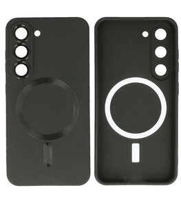 MagSafe Hoesje met Camera Beschermer voor Samsung Galaxy S23 Plus Zwart MagSafe Hoesje met Camera Beschermer voor Samsung Galaxy S23 Plus Zwart