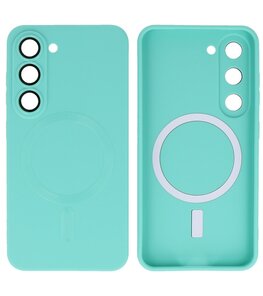 MagSafe Hoesje met Camera Beschermer voor Samsung Galaxy S23 Plus Turquoise MagSafe Hoesje met Camera Beschermer voor Samsung Galaxy S23 Plus Turquoise
