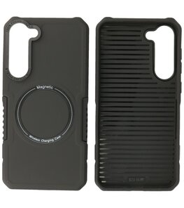 Samsung Galaxy S23 Plus MagSafe Hoesje - Shockproof Back Cover - Zwart Samsung Galaxy S23 Plus MagSafe Hoesje - Shockproof Back Cover - Zwart