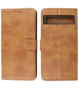 Google Pixel 7A Hoesje Book Case Portemonnee Telefoonhoesje - Bruin Google Pixel 7A Hoesje Book Case Portemonnee Telefoonhoesje - Bruin