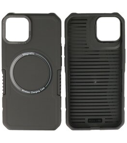 MagSafe Hoesje - Shockproof Back Cover voor de iPhone 14 - Zwart MagSafe Hoesje - Shockproof Back Cover voor de iPhone 14 - Zwart